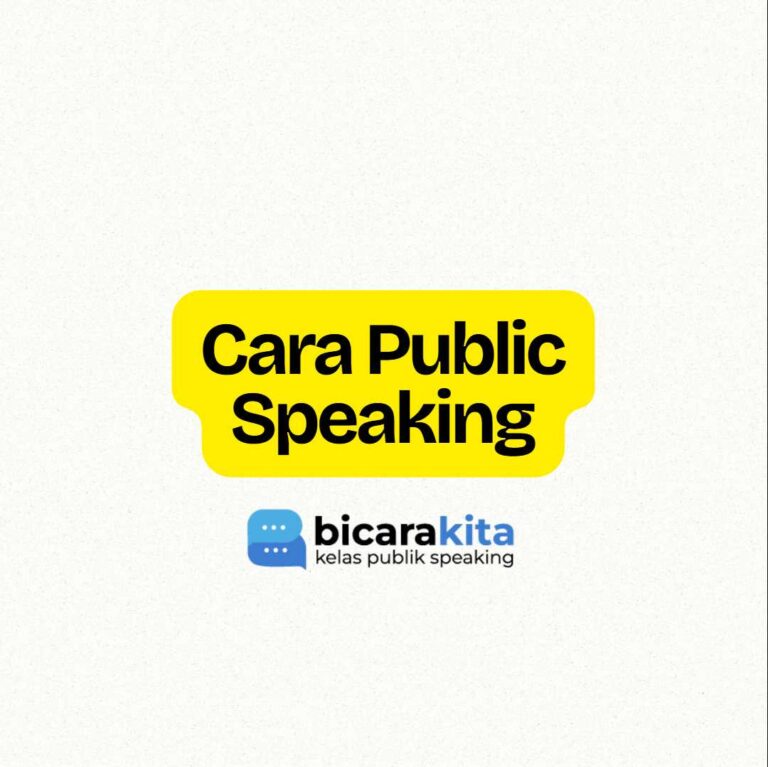 cara public speaking