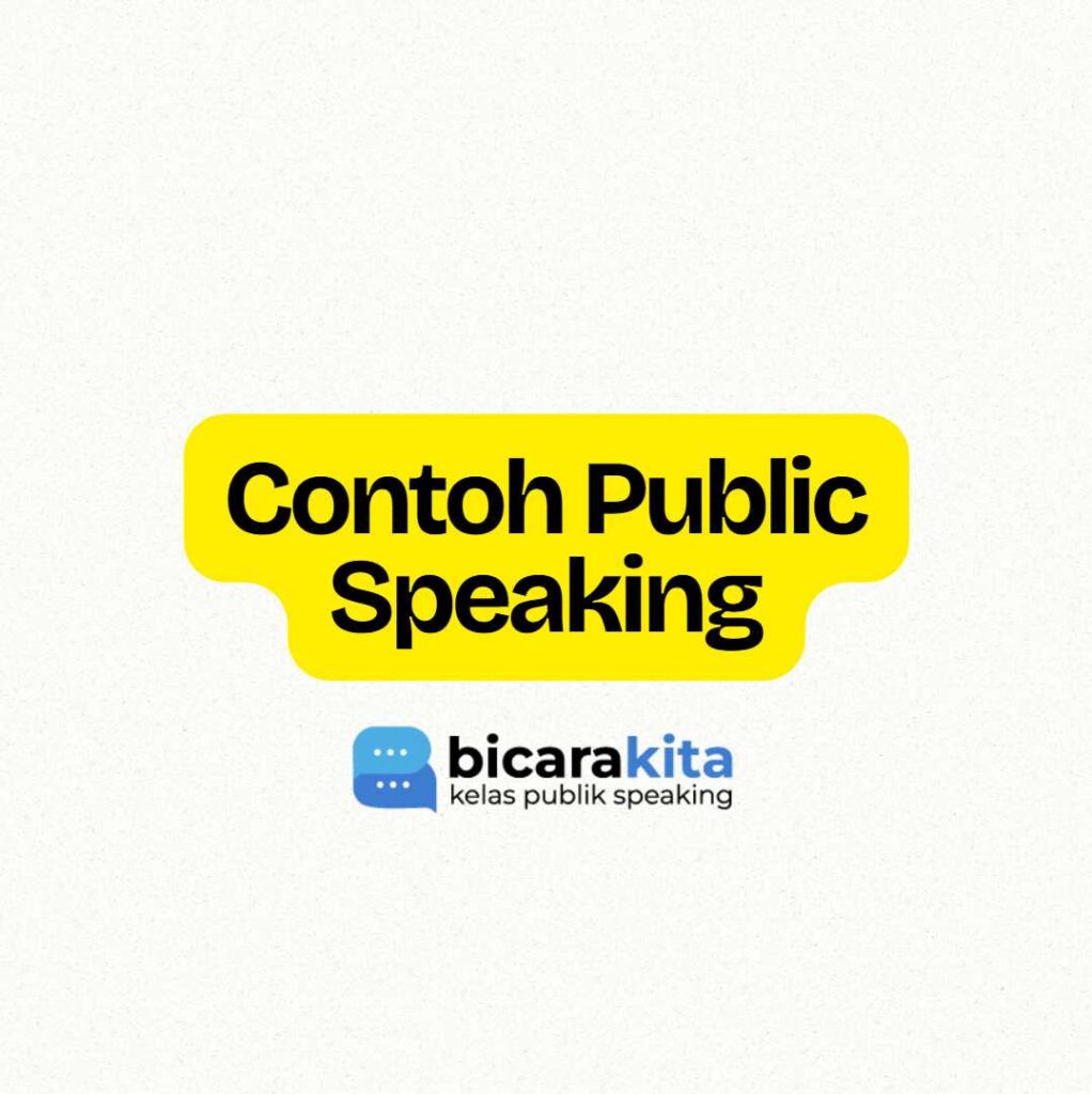 contoh public speaking
