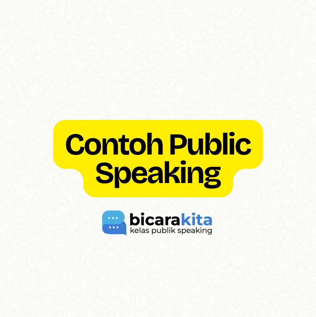 contoh public speaking