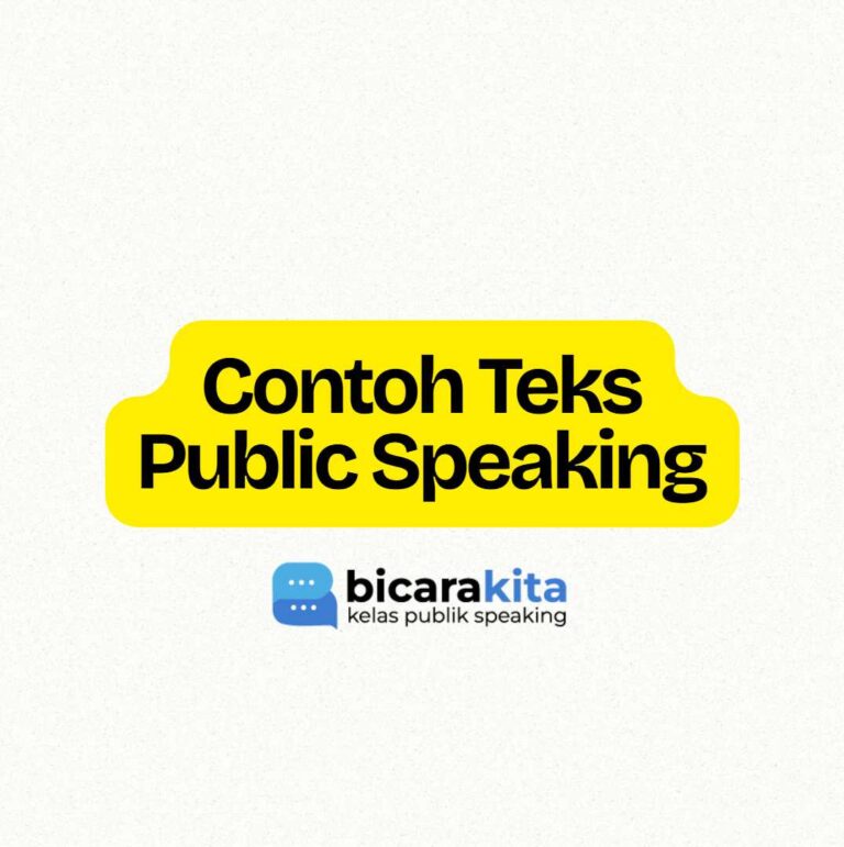contoh teks public speaking